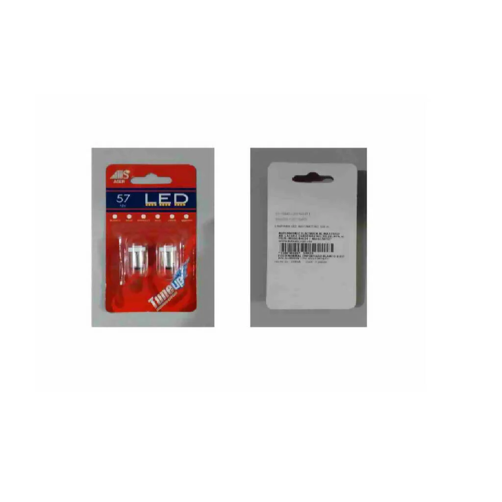 FOCO NORMAL 12V 57 ROJO HIPPER LED JGO
