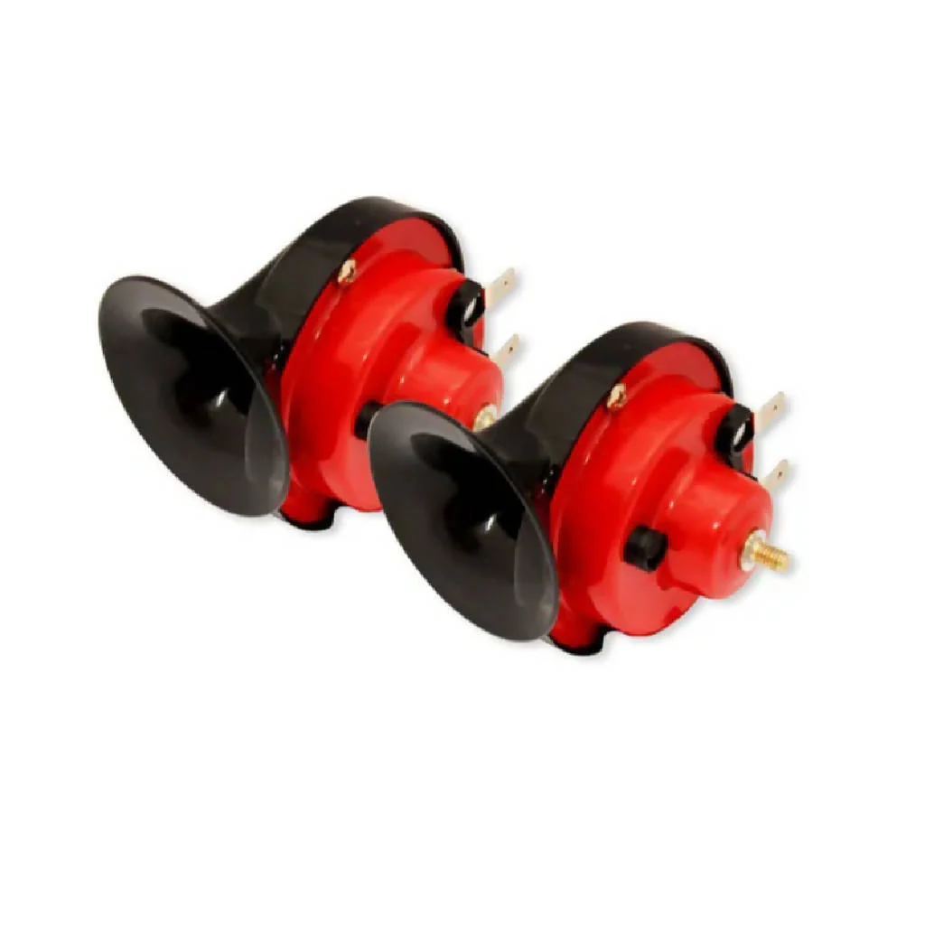 BOCINAS ELECTRICAS 12V CARACOL ROJA