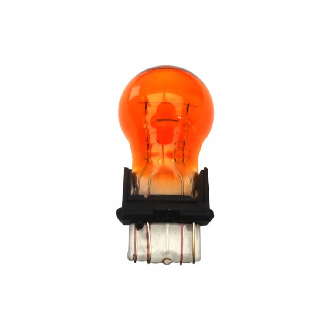FOCO NORMAL 12V 3757 2 POLOS AMBAR