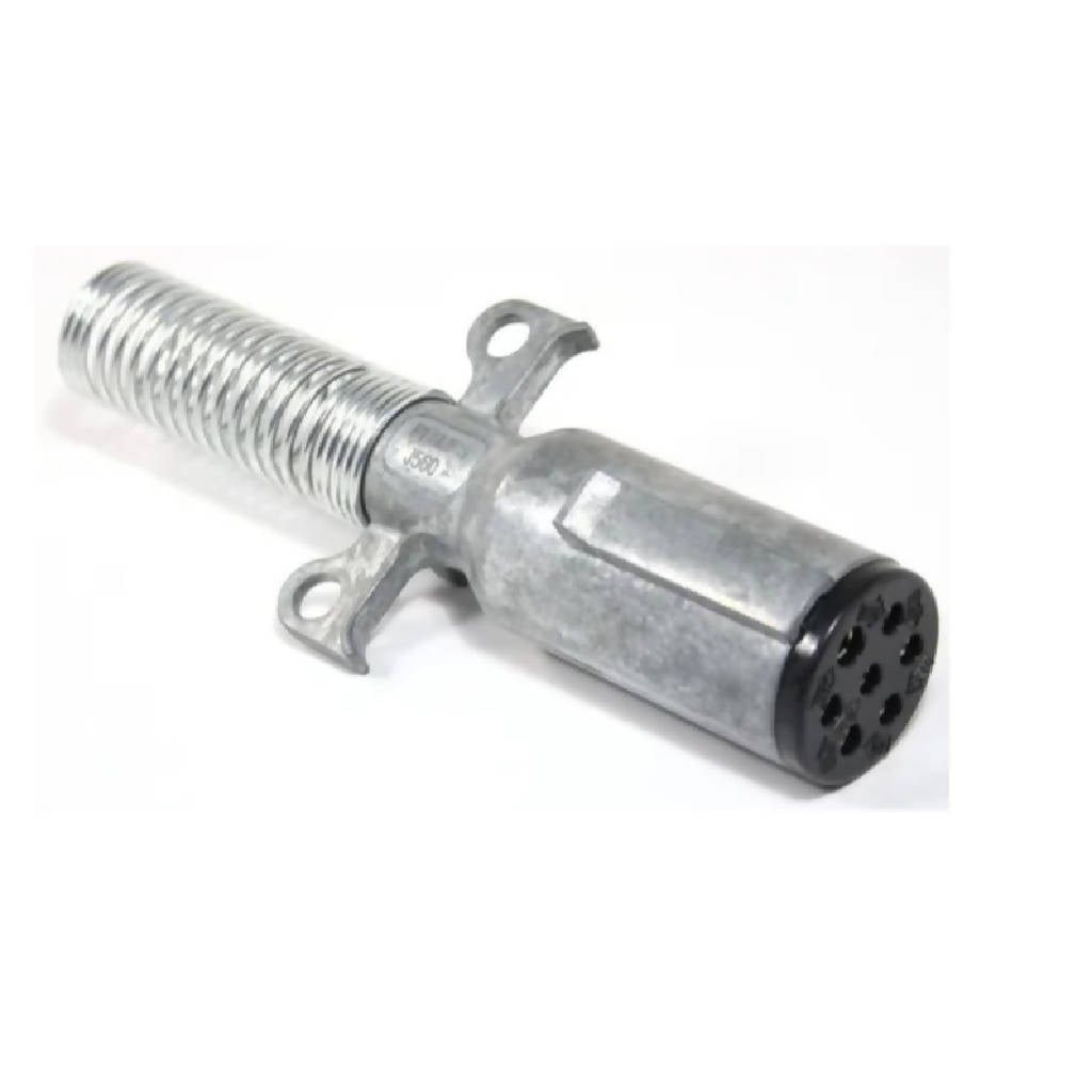 CONECTOR MACHO 7 VIAS TRAILER REMOLQUE METALICO (GT-3007E)