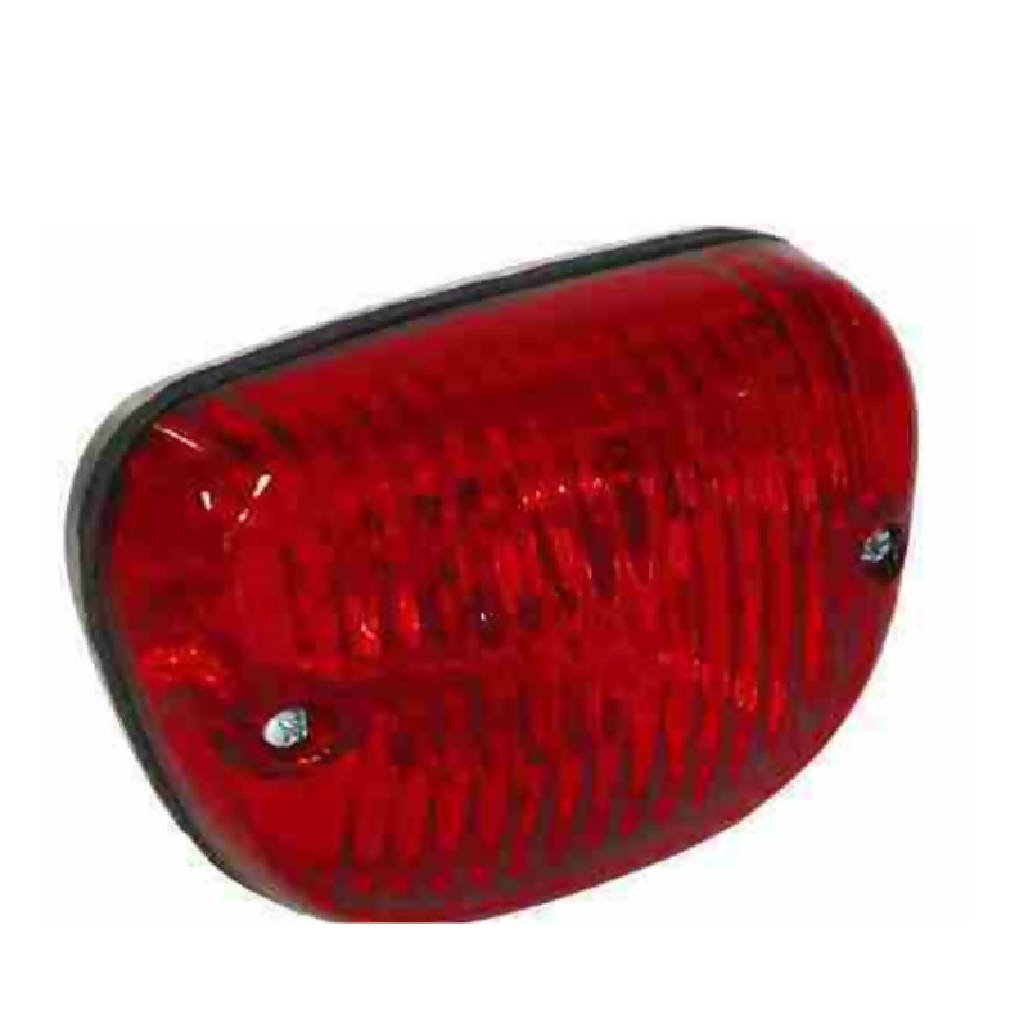 PLAFON OVAL ROJO TIPO MARCO POLO FOCO