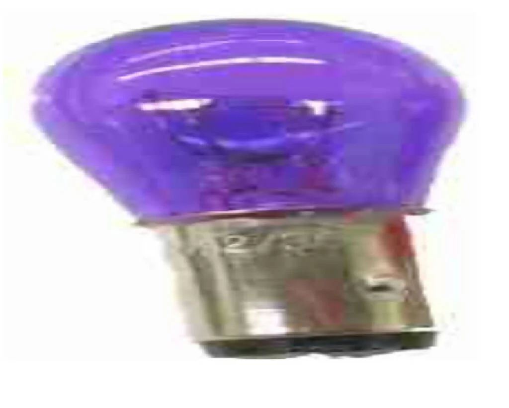 FOCO NORMAL 12V 1034 MORADO 2 POLOS PATAS DISPAREJAS
