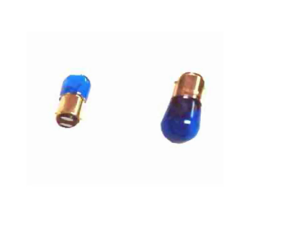 FOCO NORMAL 12V 1004 AZUL 2 POLOS PATAS PAREJAS 1 FILAMENTO