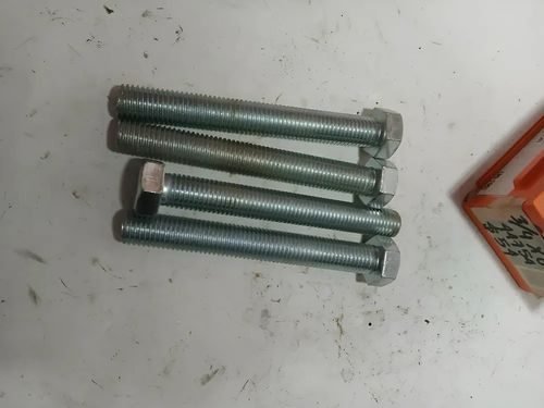 Tornillo Tipo Maquina Galv 3/4 X 6  Hexagonal Metal 4pz