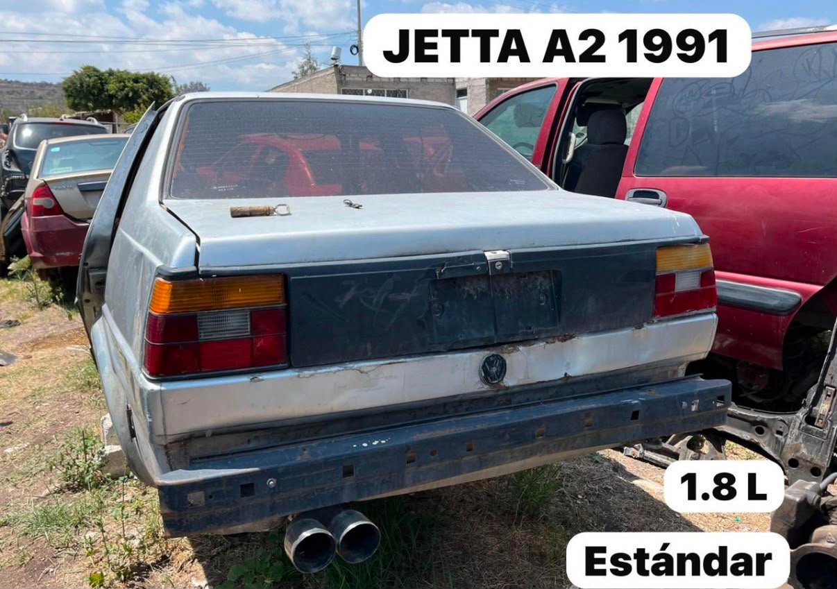VEHÍCULO EN VENTA POR PARTES
Se venden autopartes y refacciones por separado de este Jetta A2 1991, motor 1.8 L, transmisión estándar.
? Pregunta por la pieza que necesitas y consulta disponibilidad y precio.