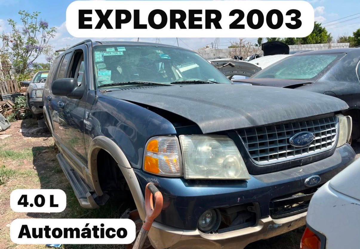 VEHÍCULO EN VENTA POR PARTES
Se venden autopartes y refacciones por separado de este Ford Explorer 2003, 4. L, Automático.
? Pregunta por la pieza que necesitas y consulta disponibilidad y precio.