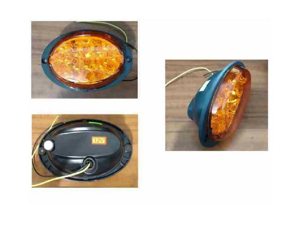 CALAVERA RECORD OVAL AMBAR PANAL 13LEDS AUTOBUS AYCO ZAFIRO AED(2175)